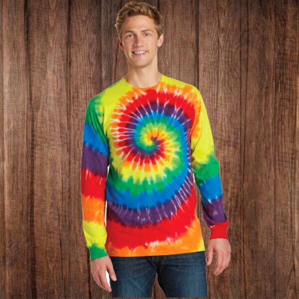 TD958 Adult Tie Dye Long Sleeve Thumbnail